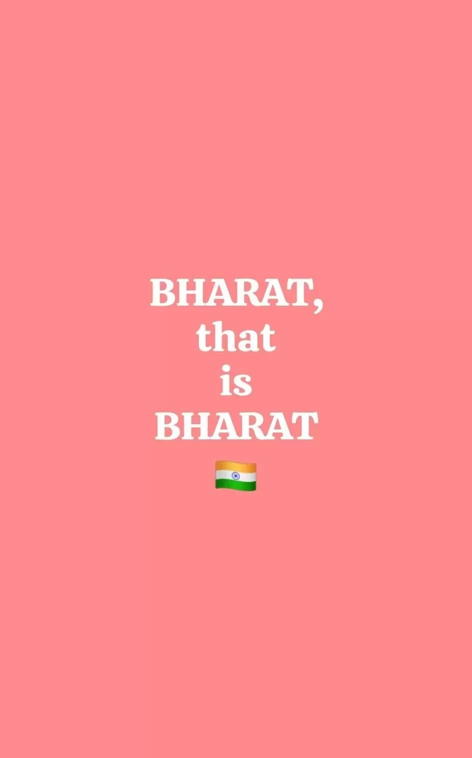 #Bharat, that is #Bharat